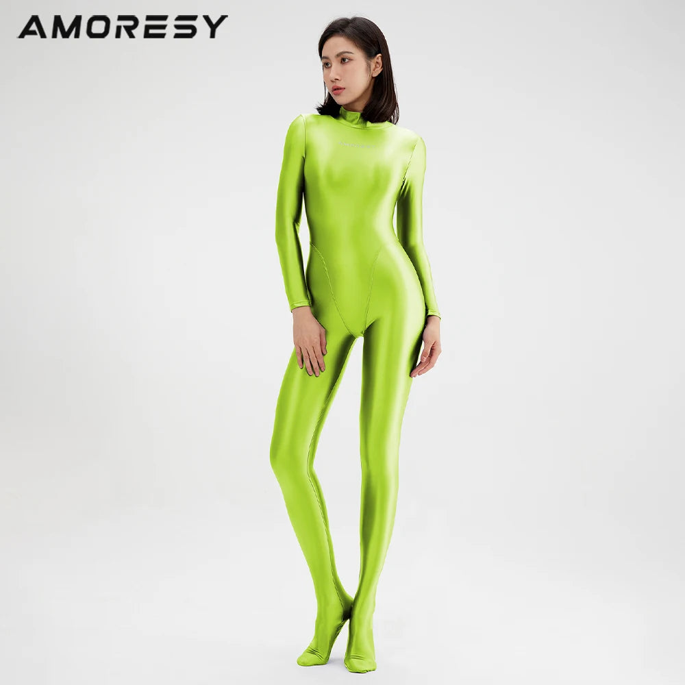 Glossy Full-Body Catsuit
