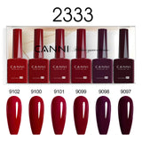 CANNI HEMA-Free Gel Polish Kit | Jelly, Nude & Rubber Base