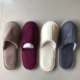 4Pairs/Lot Men Women Kids Disposable Hotel Guest Slippers Cotton Slides Home Travel SPA Slipper Hospitality Cheap Footwear
