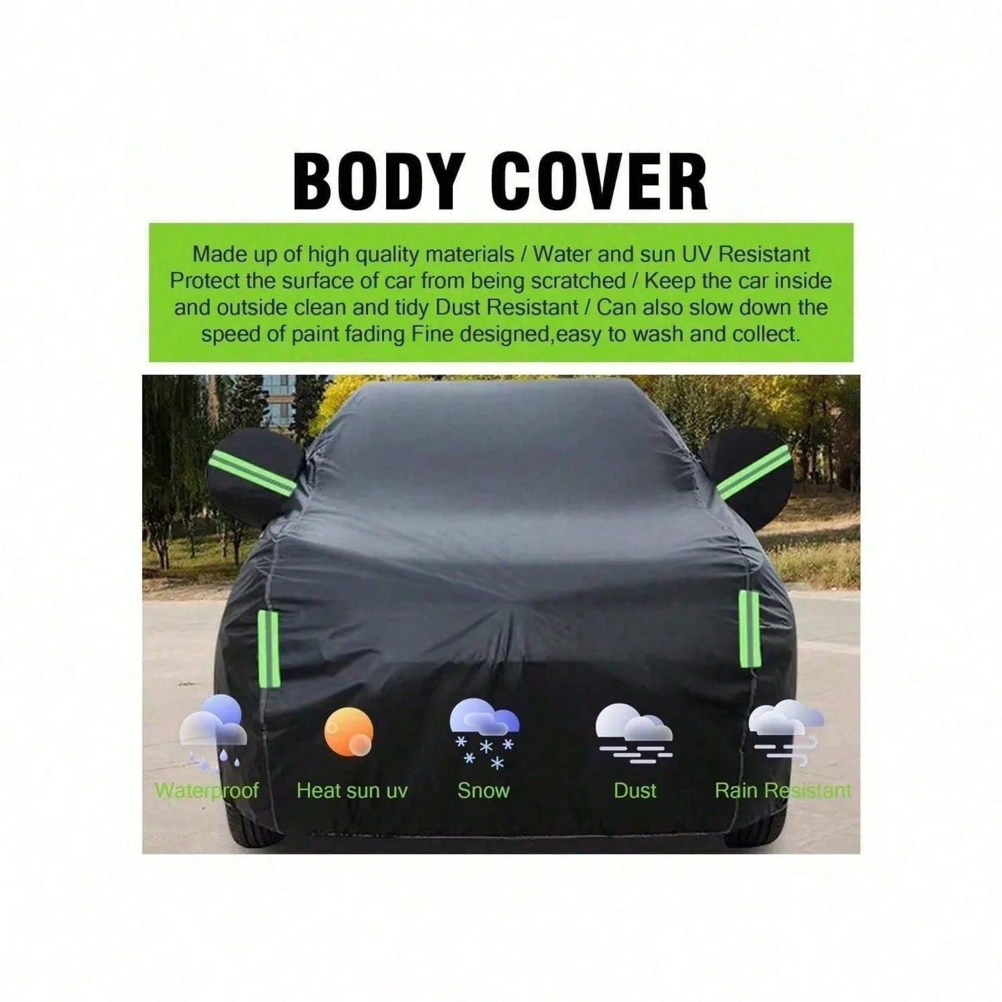SUV All-Weather Car Cover | UV, Snow & Dust Protection