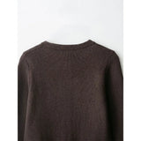 Vintage Tassel Knitted Cardigan – Elegant O-Neck Long Sleeve Sweater (USA Made)