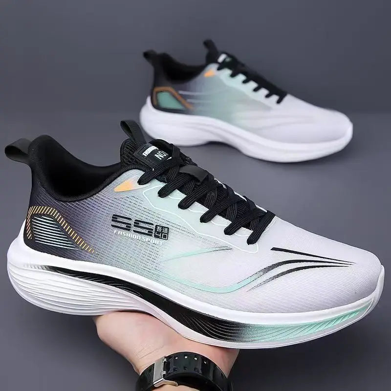 Men's Breathable Mesh Casual Sneakers — Lightweight, Non-Slip Soft Sole