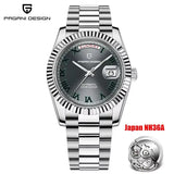 PAGANI DESIGN DD40 Men's Watches 2025 Top Luxury Automatic NH36A Mechanical Wristwatches AR Sapphire Mirror Watch For Men Clock