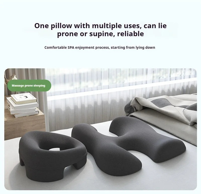 Professional Salon Facial Pillow for Face Down Massage, Ergonomic Face Cradle with Breathing Hole for Spa,Facial,Lash Extensions
