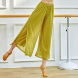 Women's Wide-Leg Nylon Dance Pants