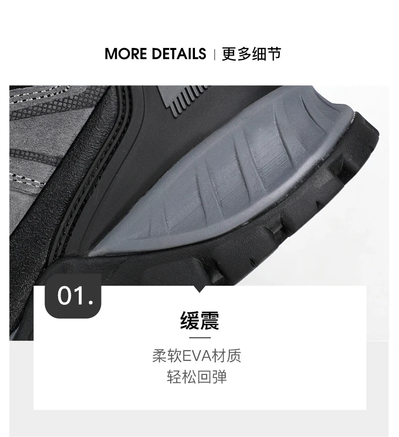 HUMTTO hiking shoes Men Winter Men outdoor Waterproof Sneakers Casual walking shoes women Trainers ankle trekking hunting boots