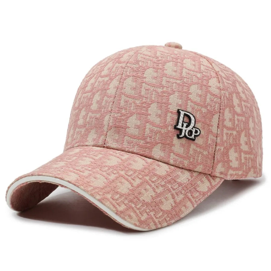 Korean Letter Baseball Cap – Unisex Retro Sun Hat