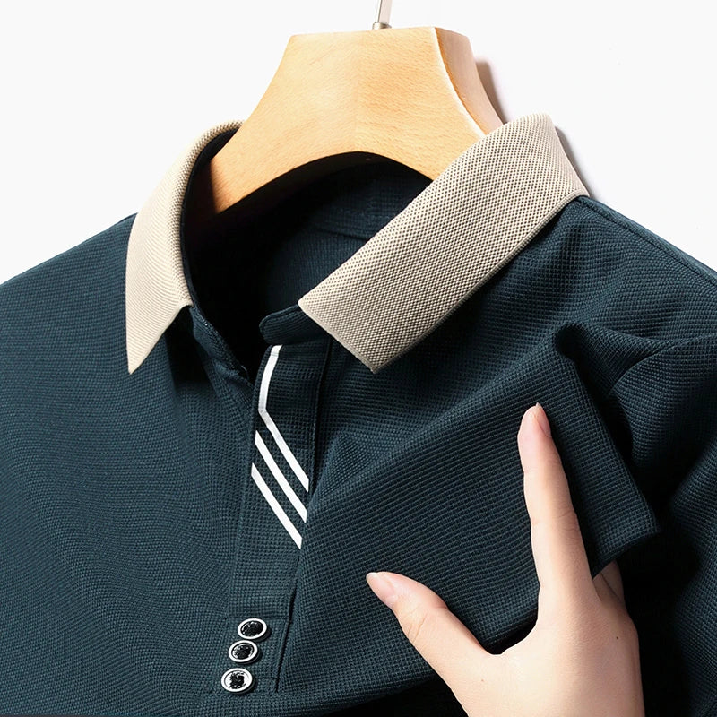 Men's Classic Solid Polo Shirt | Everyday Elegance