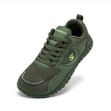 HOBIBEAR Unisex Wide Toe Sneakers Comfortable Walking Shoes Lace Up Outdoor Travel Breathable Running Sneakers