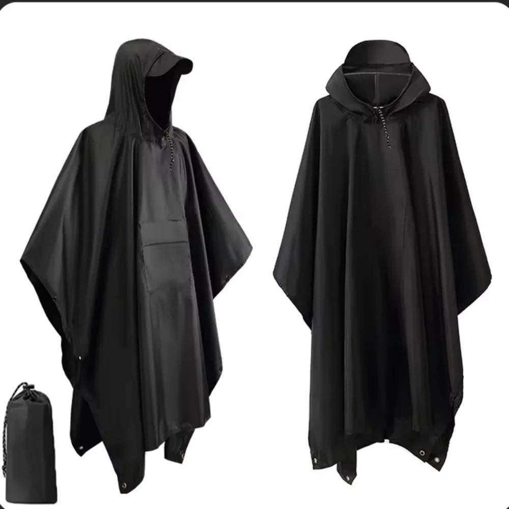 3-in-1 Waterproof Raincoat | Lightweight Outdoor Rain Cover