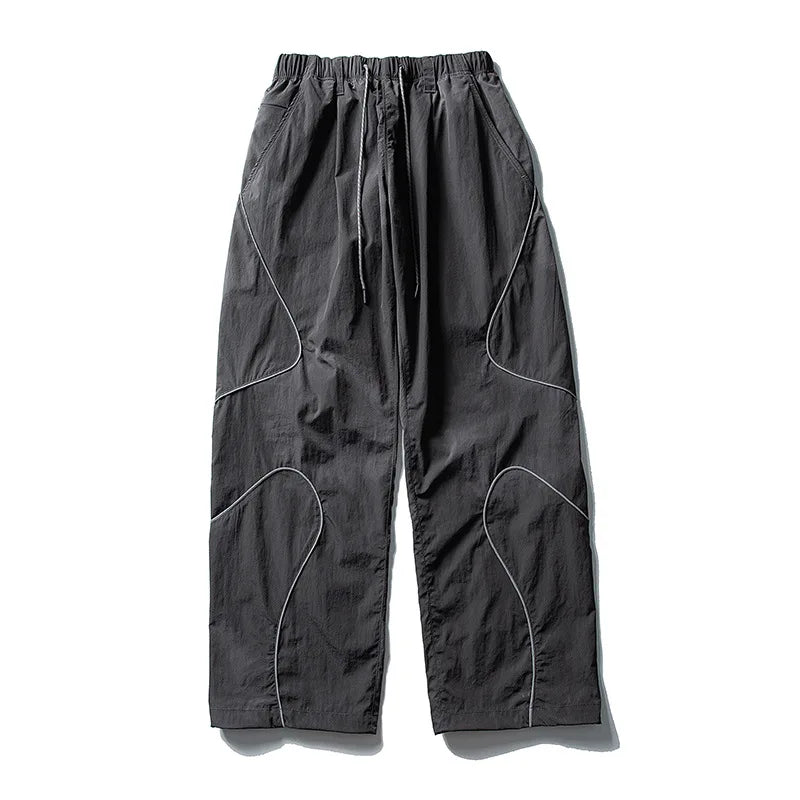 Men's Loose Fit Elastic Waist Cargo Pants