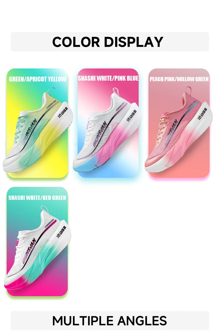 IRUNSVAN Full Plam Carbon Plate Trail Running Shoes Men 2026 High Quality Trendy Shoes New Ultra-light Running Shoes Sports