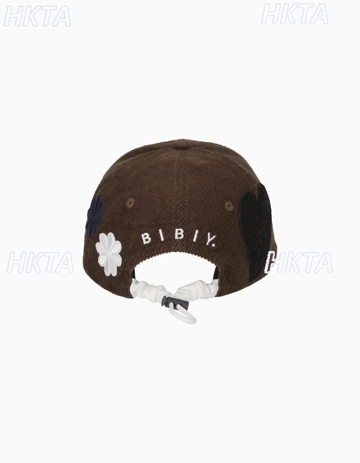 Floral Embroidery Corduroy Duckbill Cap for Women