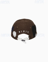 Floral Embroidery Corduroy Duckbill Cap for Women