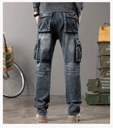 Men's Wide-Leg Straight Jeans | Relaxed Workwear Fit