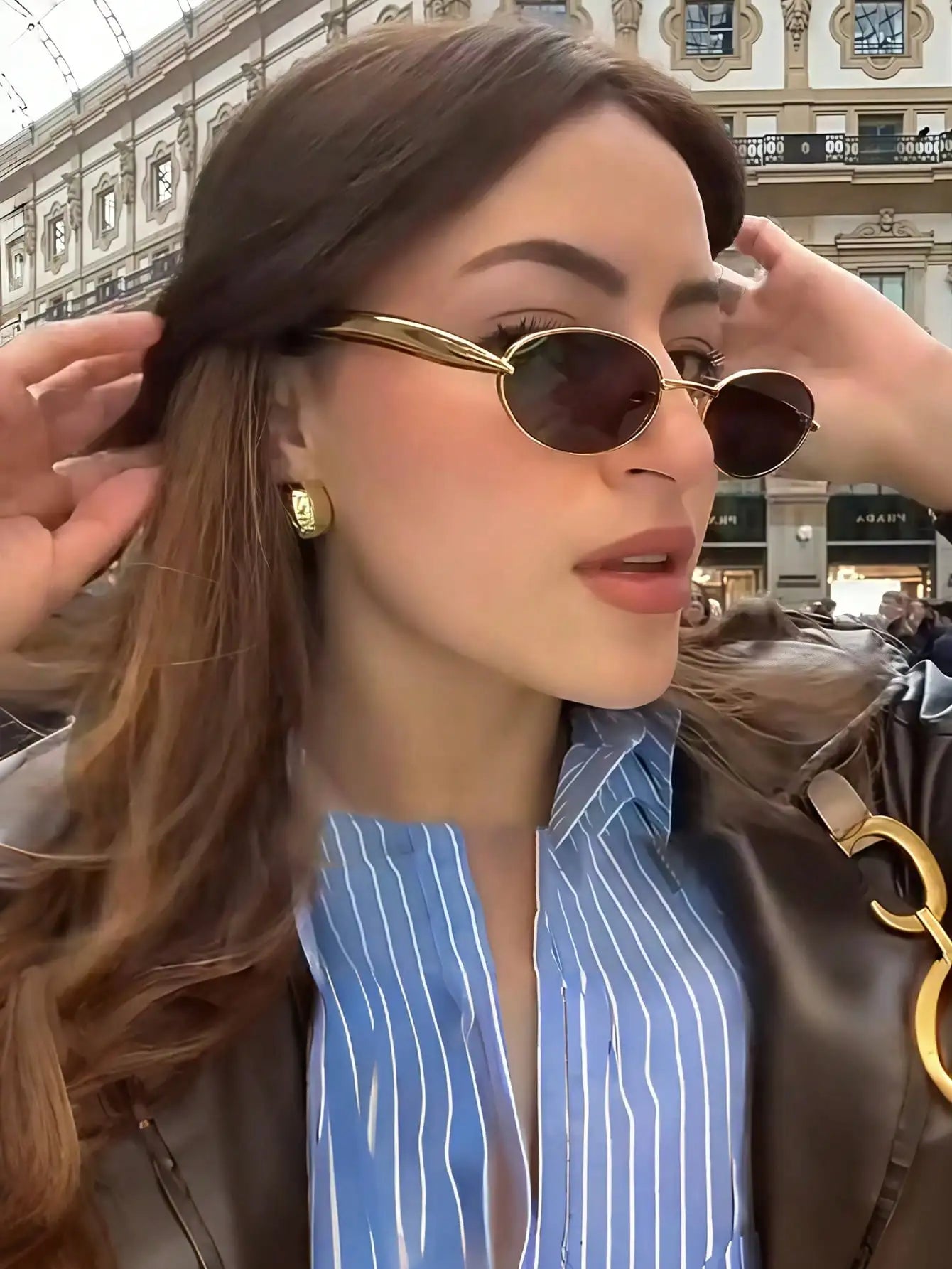 Large Frame Double Bridge Aviator Sunglasses | UV400