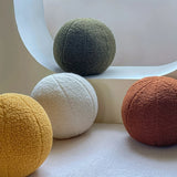 Nordic Spherical Throw Pillow – Soft Cotton Cushion