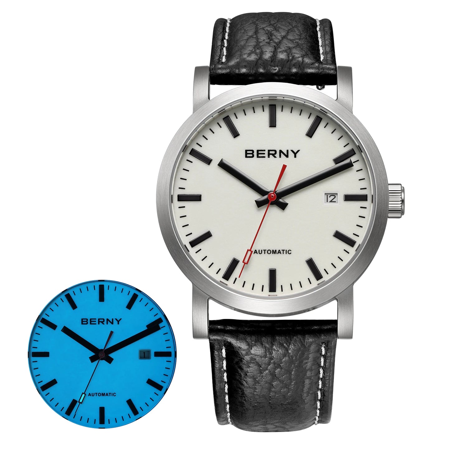 BERNY Watch for Men Automatic Self-Wind Luxury Watch Sappire MIYOTA 8215 Top Luminous 5ATM Mechanical Wristwatch