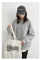Women's Embroidered Raglan Sweatshirt