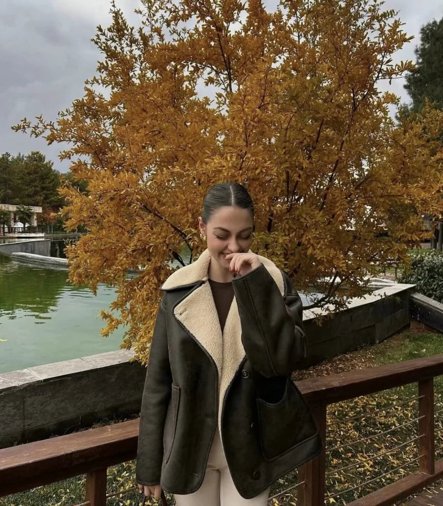 Women’s ZW Series Oversized Long-Sleeve Warm Coat