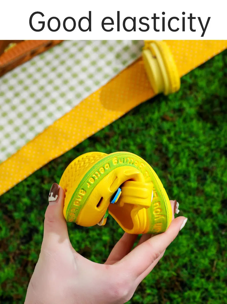 Cartoon Kids’ Summer Garden Clogs