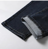 Cotton Men's Jeans Denim Pants Brand Classic Clothes Overalls Straight Trousers for Men Black Oversize Large Size 35 40 42 44 46