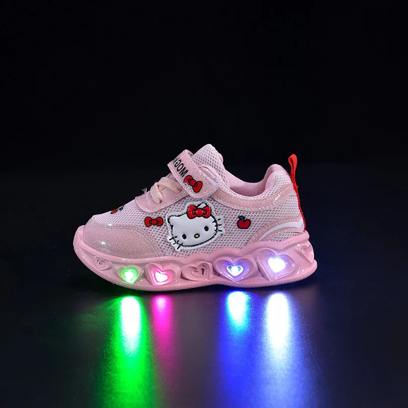 Kids’ LED Light-Up Cartoon Sneakers