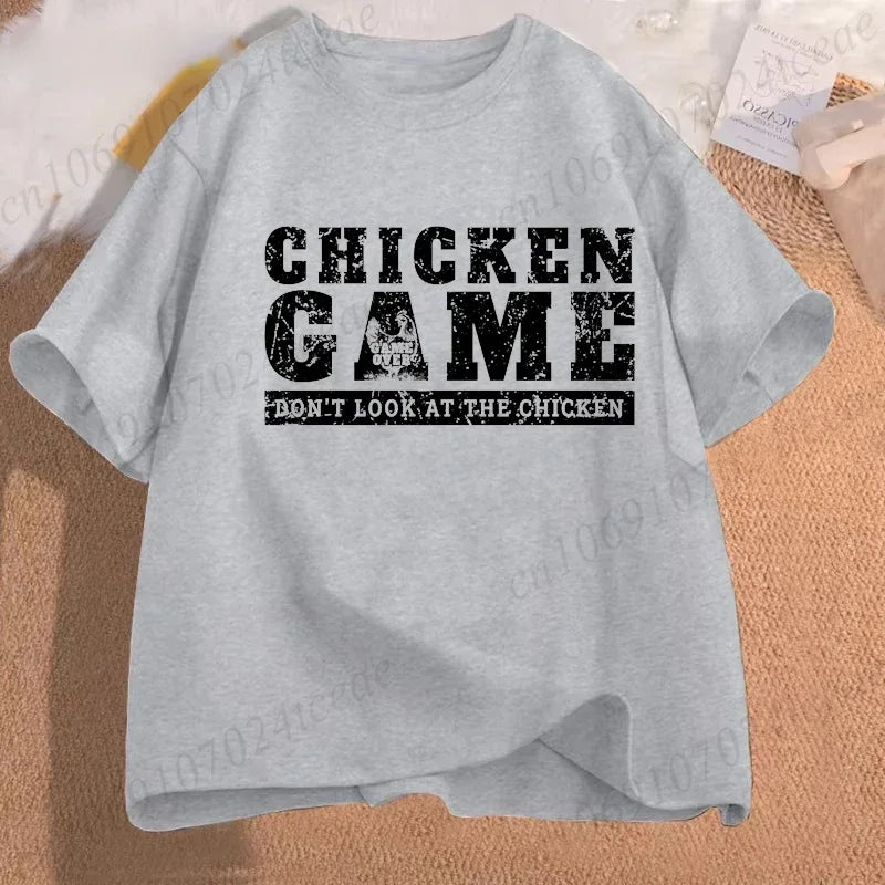 Chicken Game Graphic Tee – Funny Unisex T-Shirt