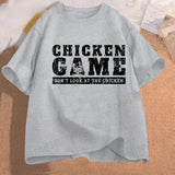 Chicken Game Graphic Tee – Funny Unisex T-Shirt