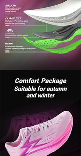 361 Degrees Flame 4.5 MIX Men Running Shoes Carbon Plate Marathon Rebound Cushion Breathable Traction Male Sneakers 672532217F