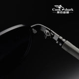 Cook polarizer color-changing sunglasses male driver fishing sunglasses day and night driving special glasses tide