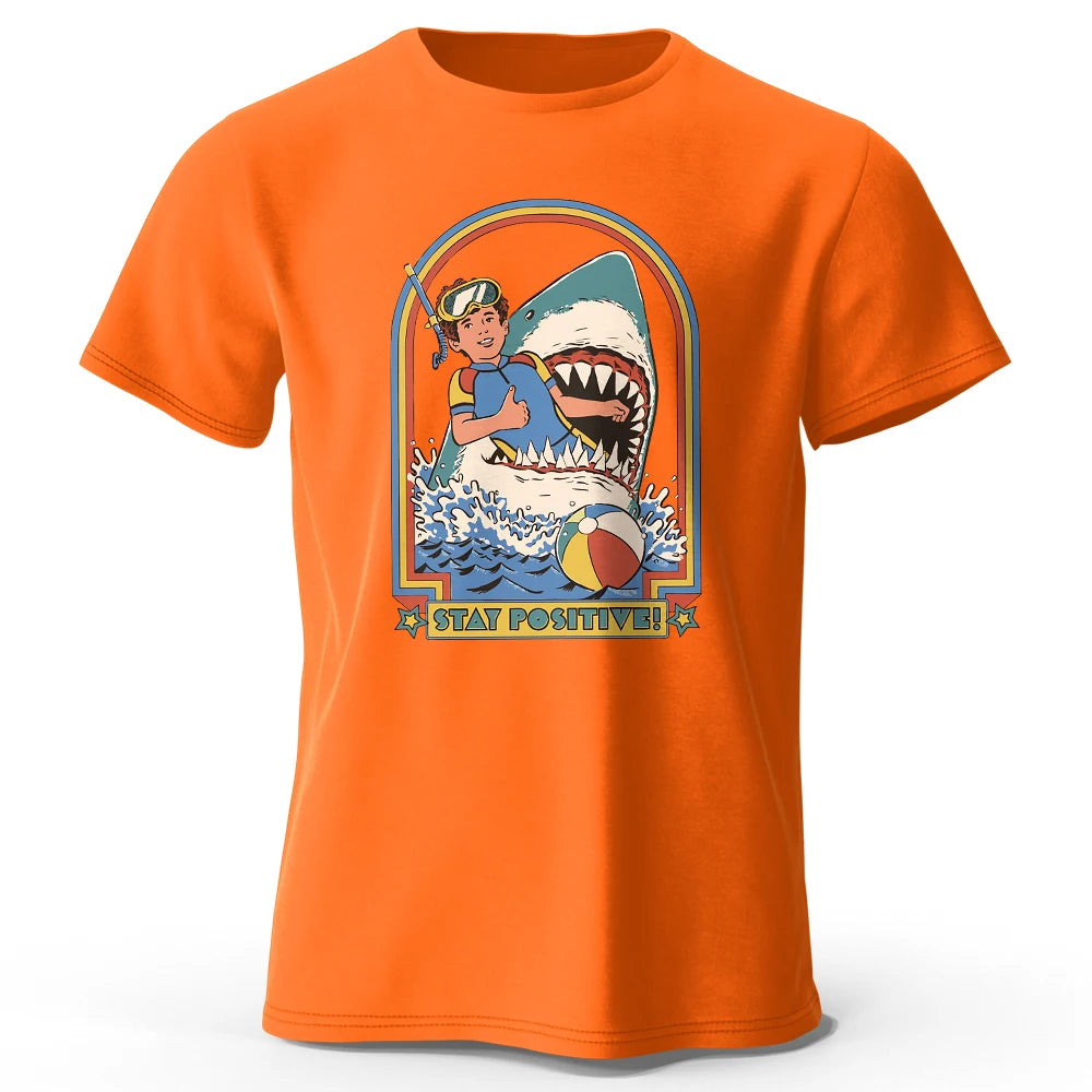 Men's "Stay Positive" Vintage Cotton T-Shirt