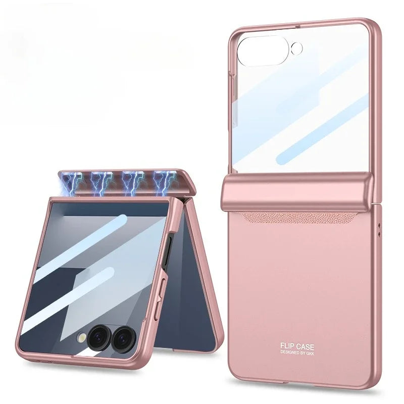 Samsung Galaxy Z Flip Magnetic Case with Hinge Protection