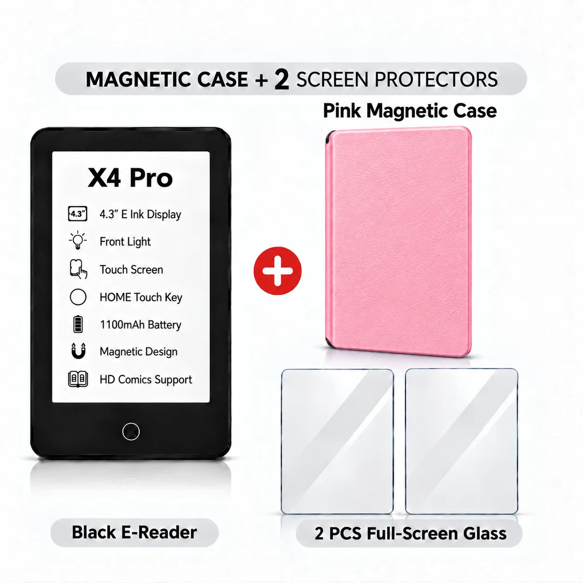 XTEINK Pocket E Ink E-Reader for Travel & Daily Reading