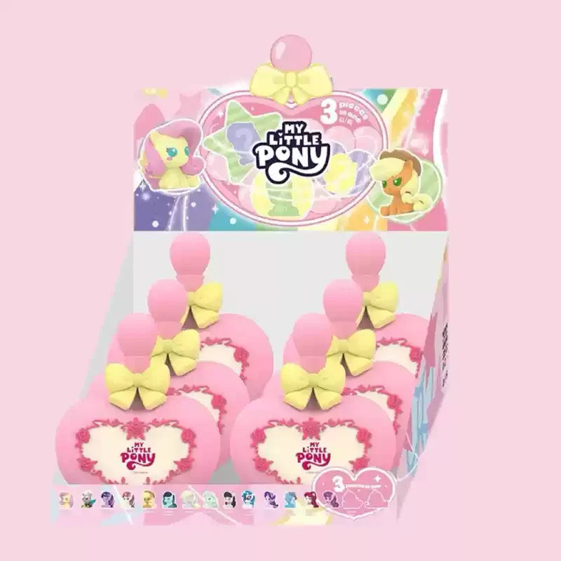 My Little Pony Magic Bottle Blind Box Set - Mini Bean Toys Featuring Applejack And Pinkie Pie for Birthday Gifts And Desk Decor