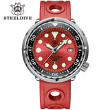 STEELDIVE SD1975 Luxury Auto Watches Men Dive Watch 300m Waterproof C3 Luminous Clock Sapphire Mirror NH35 Mechanical Wristwatch