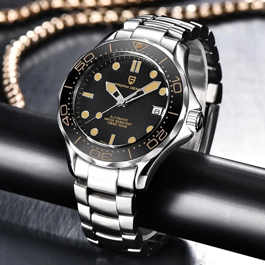 PAGANI DESIGN Men's Watches Luxury Automatic Watch For Men 2025 New 100M Waterproof Mechanical Wrist watch Men Sapphire crystal