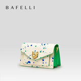 Bafelli Genuine Leather Flap Crossbody Bag – 2026 Collection