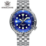 STEELDIVE SD1975 Luxury Auto Watches Men Dive Watch 300m Waterproof C3 Luminous Clock Sapphire Mirror NH35 Mechanical Wristwatch