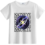 New KATSEYE Children's Summer Clothing for Infants and Toddlers - Round-neck, Lightweight, Short-sleeved T-shirt Top