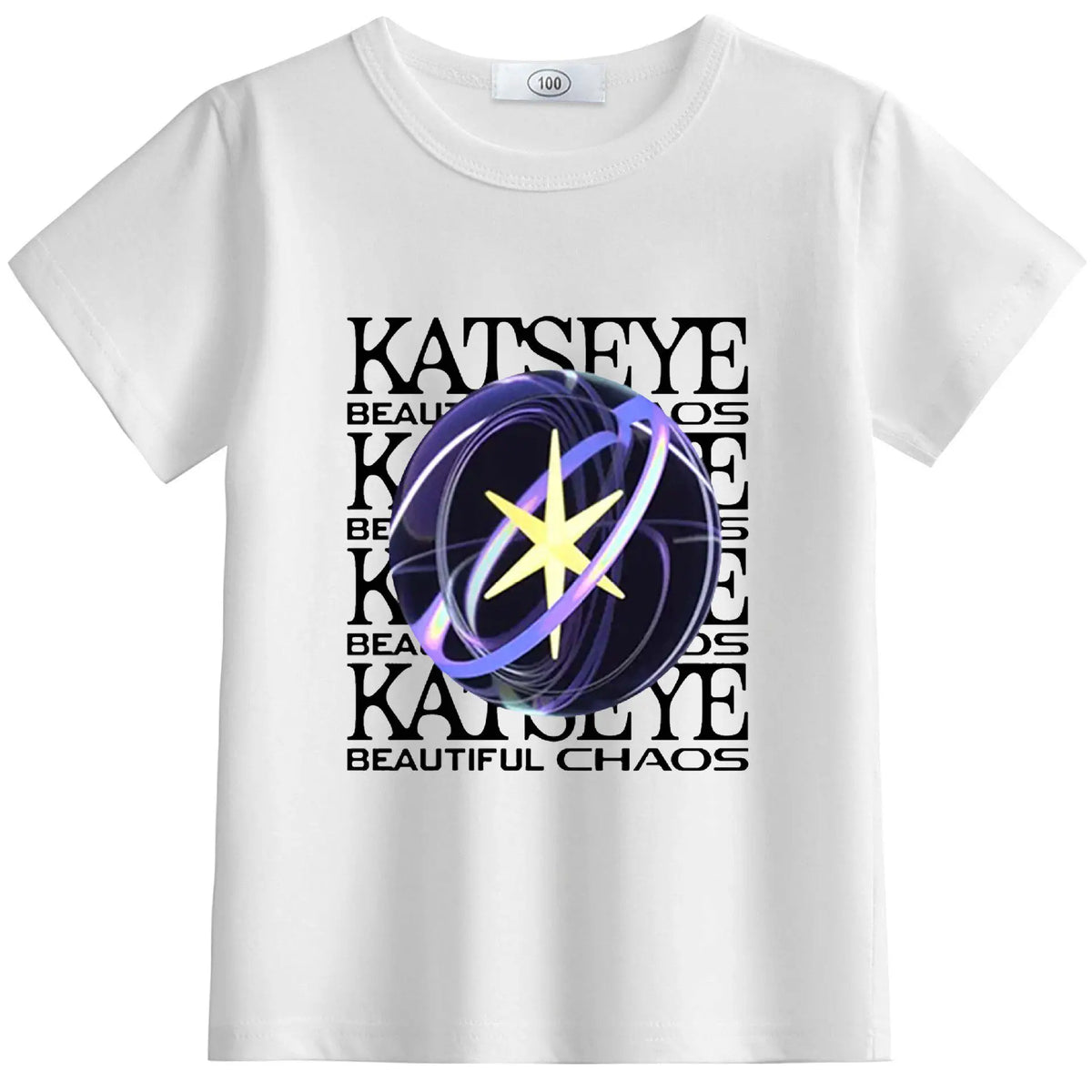 New KATSEYE Children's Summer Clothing for Infants and Toddlers - Round-neck, Lightweight, Short-sleeved T-shirt Top