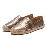 CHCH Women's Handmade Hemp Flat Beach Shoes