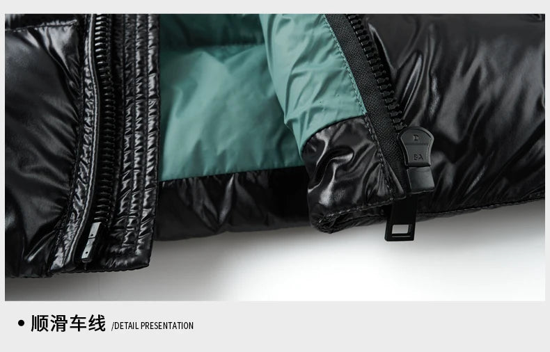 Men's Quilted Hooded Parka – Warm Winter Jacket