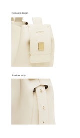 LA FESTIN Original Brand Genuine Leather Ladies Handbag Shoulder Crossbody Bag Portable Bucket Bag Female Bags Women's Bag
