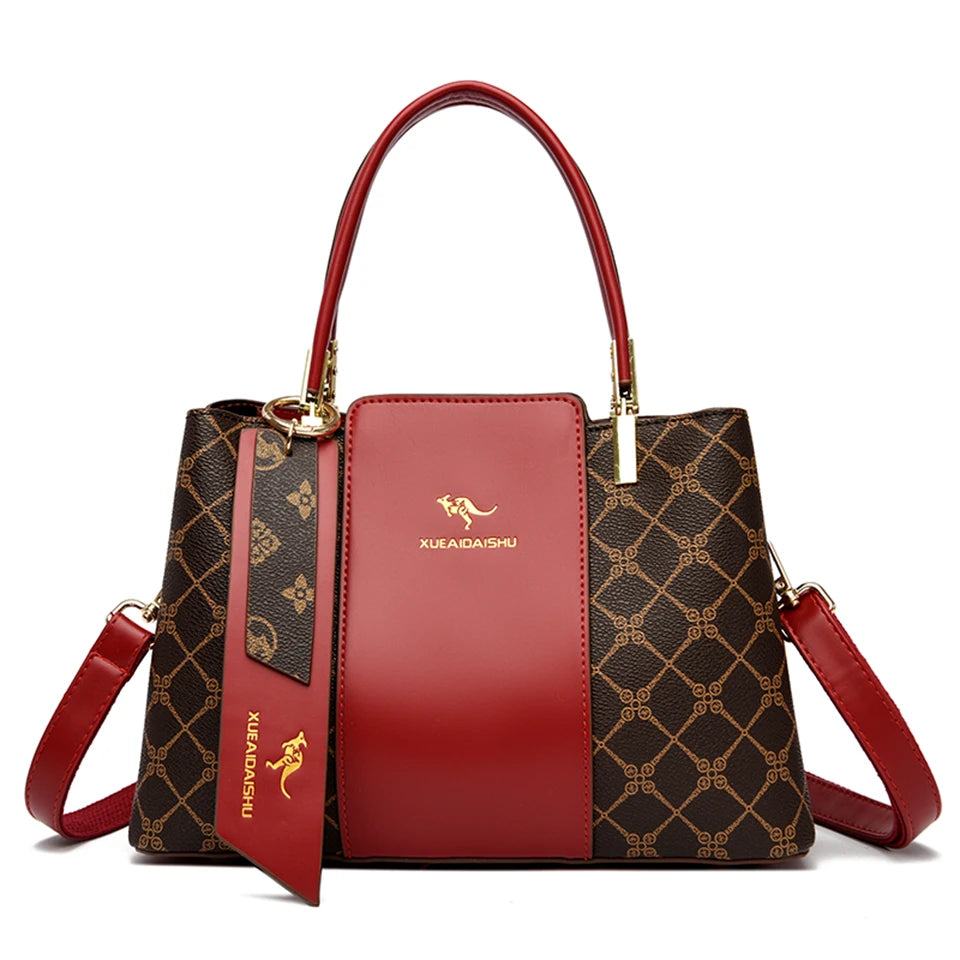 Luxury Print Leather Crossbody & Shoulder Bag