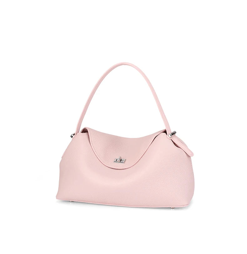 Women's genuine leather handbag fashionable retro designer luxury bag high-quality cowhide large capacity casual shopping bag