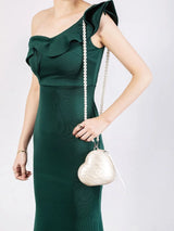 New Handbag Shoulder Crossbody Bag Special Shape Fashion Acrylic Shell Clutch Evening Bags Wedding Party Women Bead Luxury Brand
