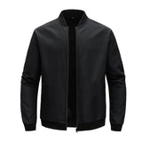 Men's Lightweight Zip-Up Baseball Collar Jacket