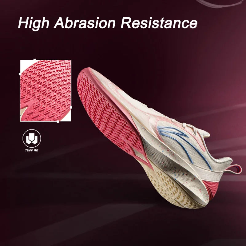 Li-Ning Men's SHINING II On Court  Basketball Shoes BOOM Cushion Rebound Breathable LiNing Wear-resistant Sport Shoes ABPV003