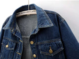 Vintage USA-Made Cropped Denim Jacket – Summer Short Sleeve Jean Top
